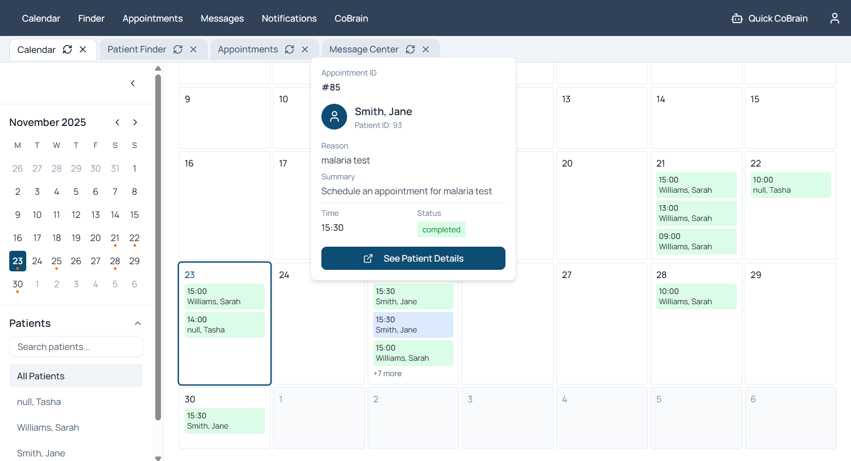 HELIX Medical Dashboard Preview